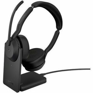 Cuffie Jabra Evolve2 55 Wireless On-ear Stereo - Nero - Binaural - Ear-cup - 3000 cm - Bluetooth - 20 Hz a 20 kHz - Tecnol