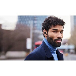 Jabra Evolve2 真无线 耳塞 立体声 耳机 - 黑 - 双声道 - 入耳式 - 2000 cm - 蓝牙 - 20 Hz 到 20 kHz - 微机电（MEMS ）技术 麦克风 - 降噪 - C型 USB