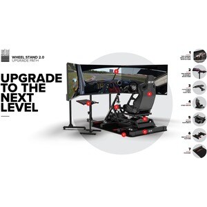 Next Level Racing Wheel Stand 2.0 Höhenverstellbar Racing-Lenkradständer - 150 kg TragfähigkeitDisplay Type Supported: - 7