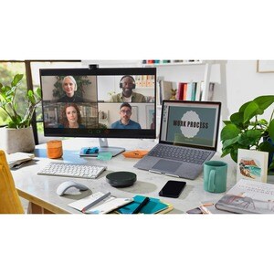 Jabra Speak2 55 Altifalante - Cinzento escuro - USB - Microfone - Bateria