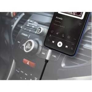 Cable Audio Estereo 3.5mm M-M 3.0M Negro/A - Cable for Teléfono, Sistema del Sonido, Portátil, Altavoz portátil, Tableta, 