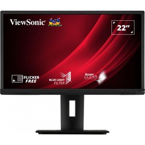ViewSonic Graphic VG2240 22 Zoll Class Full HD LED-Monitor - 16:9 Format - Schwarz - 54,6 cm (21,5 Zoll) Viewable - MVA-Te