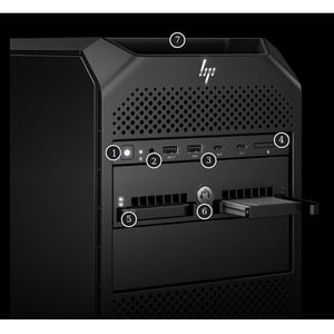 HP Z4 G5 Workstation - 1 Xeon w5-2445 - vPro Technology - 32 GB - 512 GB SSD - Tower - Black - Intel W790 Chip - Windows 1