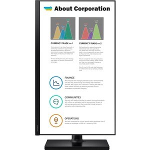 Samsung F27T450FQR 27" Class Full HD Gaming LCD Monitor - 16:9 - Black - 68.6 cm (27") Viewable - Thin Film Transistor (TF