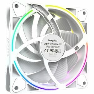 be quiet! Light Wings 3 Cooling Fan - Case, Motherboard, Cooling System - 120 mm Maximum Fan Diameter - 88.86m³/h Maximum 