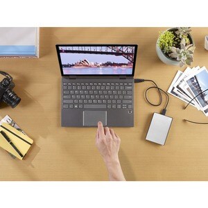 Seagate One Touch Tragbar Festplatte - Extern - 1 TB - Silber - Notebook, Desktop-PC Unterstütztes Gerät - USB 3.0