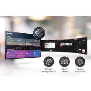 LG 98UM3F-B 2.49 m (98") LCD Digital Signage Display - 8 GB - 3840 x 2160 - LED - 350 cd/m² - 2160p - USB - HDMI - DVI - S