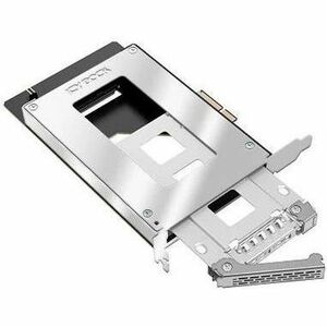 Icy Dock CP115 Drive Enclosure U.2, PCI Express NVMe 4.0 x4 - PCI Express 4.0 x4 Host Interface Internal - Black - 1 x SSD
