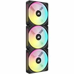 Corsair iCUE LINK QX120 RGB 120mm PWM PC Fan Expansion Kit - 1 x Fan(s) - 63.10 CFM Maximum Airflow - 2400 rpm - Magnetic 