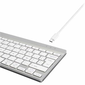 R-Go Compact Break ergonomic keyboard, QWERTY (US) - bluetooth, white