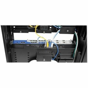 Tripp Lite series SmartRack SRWF6UMOD Cable Organizer - Black Powder Coat - Structured Wiring Enclosure - 3U Rack Height -
