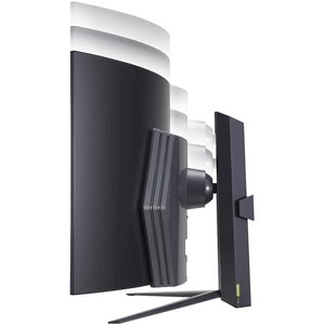 LG UltraGear 45GR95QE-B 45" (114.3 cm) Class UW-QHD Curved Screen Gaming OLED Monitor - 21:9 - Black - 44.5" (113 cm) View