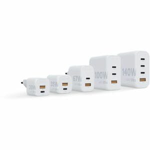 Xtorm GaN2 Ultra 140 W Power Adapter - For Notebook, Smartphone, Tablet PC - White