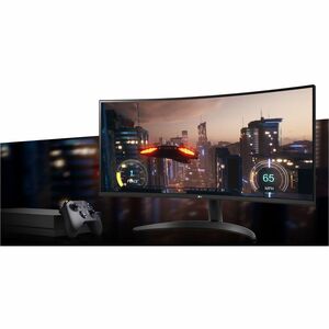 LG Ultrawide 34WR50QC-B 34" Class UW-QHD Curved Screen Gaming LCD Monitor - 21:9 - Black - 86.4 cm (34") Viewable - Vertic