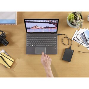 Seagate One Touch Tragbar Festplatte - 2,5" Extern - 2 TB - Schwarz - Notebook Unterstütztes Gerät - USB 3.0 - 5400U/Min