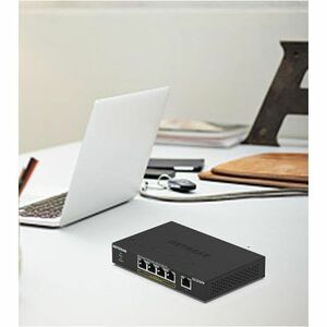 Netgear GS305PP Ethernet Switch - 5 Ports - Gigabit Ethernet - 10/100/1000Base-T - 2 Layer Supported - 85.77 W Power Consu