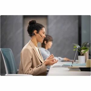 Shokz OpenComm2 UC Wireless Over-the-ear, Behind-the-neck Stereo Earset - Black - Binaural - Open - 2987 cm - Bluetooth - 