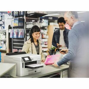 Canon MAXIFY GX5550 Desktop Wireless Inkjet Printer - Colour - 600 x 1200 dpi Print - Automatic Duplex Print - 600 Sheets 