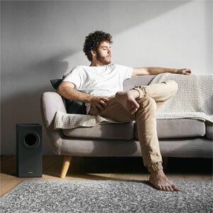 Panasonic HTB490 2.1 Bluetooth Sound Bar Speaker - 320 W RMS - Black - Wall Mountable - Tabletop - DTS Digital Surround - 
