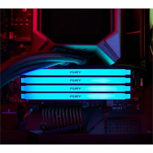 Kingston FURY Beast RAM Module for Motherboard - 64 GB (4 x 16GB) - RGB - DDR4-3200/PC4-25600 DDR4 SDRAM - 3200 MHz Dual-r