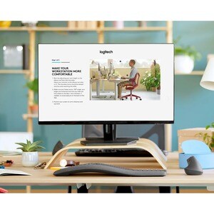 Logitech ERGO K860 Keyboard - Wireless Connectivity - Czech - QWERTY Layout - Black - Bluetooth/RF - 10 m - 2.40 GHz - Win