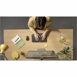 Logitech Wave Keys for Business Keyboard - Wireless Connectivity - USB Type A Interface - Danish, Norwegian, Swedish, Finn