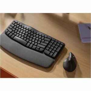 Logitech Wave Keys for Business Keyboard - Wireless Connectivity - USB Type A Interface - English (US) - QWERTY Layout - G