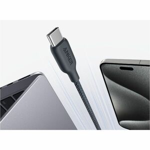 ANKER USB-C to USB-C Cable (Bio-Braided) - 6 ft USB-C Data Transfer Cable for MacBook Air, MacBook Pro, iPad Pro, iPad Air