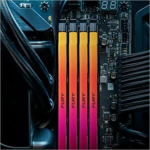 Kingston FURY Renegade 32GB DDR4 SDRAM Memory Module - For Motherboard - 32 GB (1 x 32GB) - RGB - DDR5-6400/PC5-51200 DDR5