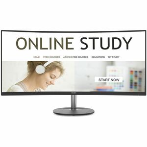 MSI PRO MP341CQ, 34" VA Curved, 3440x1440, 21:9, 1ms, 100Hz,  Free Sync, 2xHDMI, 1xDP, Speakers, VESA, Tilit, 3 Year Warranty