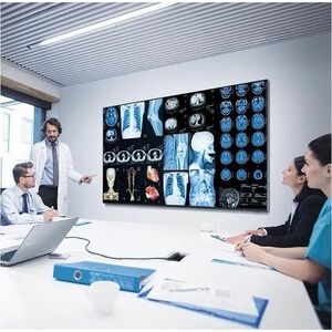 Samsung QB85C-N 2159 mm 4K UHD LCD Digital Signage Display - 16 Hours/ 7 Days Operation - Energy Star - Vertical Alignment