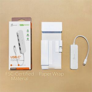 j5create JCH342EW-N Hub USB - USB Tipo C - 4 Total USB Port(s)