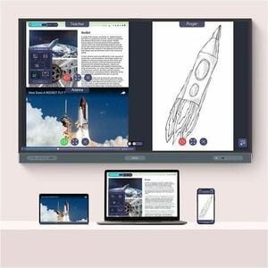 BenQ Board Pro RP7504 1905 mm 4K UHD LCD Collaboration Display - ARM - 8 GB - Touchscreen - 16:9 Seitenverhältnis - 3840 x