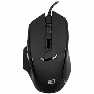 Vorago MO-504 Ratón de juego - USB - Óptico - 6 Botón(es) - Negro - Cable - 6400 dpi