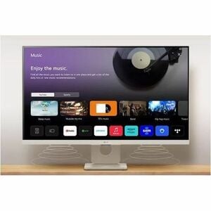 LG 27SR50F-W 27" (68.6 cm) Class Full HD Smart LCD Monitor - 16:9 - 27" (68.6 cm) Viewable - In-plane Switching (IPS) Tech