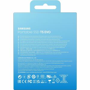 Samsung T5 EVO 2 TB Solid State Drive - External - Black - USB 3.2