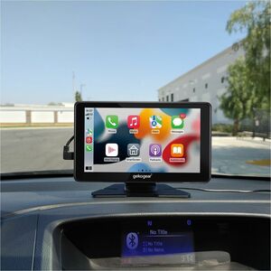GekoGear Orbit C110 7" Infotainment Display with Dash Cam and Backup Cam - 7" Screen - Front/Rear - Wireless - 1024 x 600 