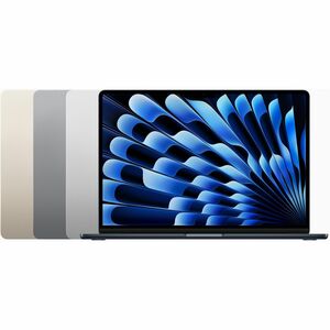 Apple MacBook Air MRXV3HN/A 34.54 cm (13.60") Notebook - Apple M3 - 8 GB - 256 GB SSD - Midnight - Apple M3 Chip - 2560 x 