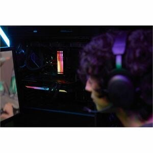 Kingston FURY Beast RAM-Modul - 16 GB (2 x 8GB) - RGB - DDR5-6000/PC5-48000 DDR5 SDRAM - 6000 MHz Single-rank (einfacher S