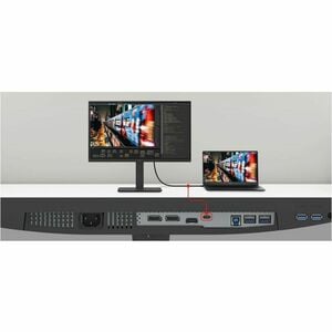 Monitor LCD LG 27BA550-B 685,8 mm (27") Class Full HD - 16:9 - Nero opaco - 68,6 cm (27") Viewable - Tecnologia In-plane S