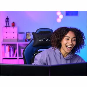 Trust GXT 714B RUYA Gaming-Stuhl - Nylon, Plastik, Holz - Blau