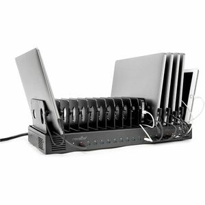 Rocstor Volt DS16 USB-C 16 Port Desktop Charging Station with Top Dividers 67W Per Port - 1000 W - 120 V AC, 230 V AC Inpu