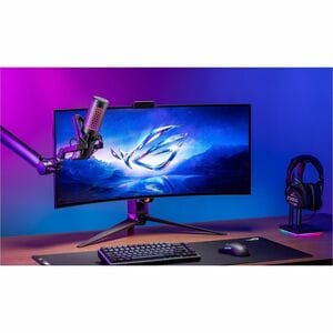 Asus ROG Carnyx Wired Condenser Microphone for Gaming, Studio, Recording, Podcasting, Live Streaming - Black - 3 m - 20 Hz