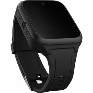 TCL MOVETIME MT40X Smartwatch - 45 mm Case Height - Kinder - Schwarz Body Color - Gummi Band Material - Wireless LAN - 4G 
