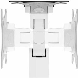 Bras support d'écran Neomounts NEXT Slim pour Ecran Plat, Ecran incurvé, Moniteur, Ecran - Blanc - Réglable en hauteur - 1
