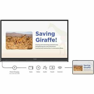 ViewSonic ViewBoard IFP6553 1651 mm 4K UHD LCD Collaboration Display - Infrared (IrDA) - Touchscreen - 3840 x 2160 - 450 c