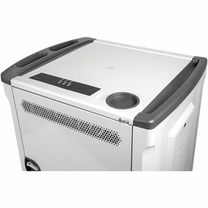 Rocstor Volt C32 Charging Cart - 0 Shelf - 3 Drawer - 4 Casters - 5" Caster Size - Steel, Rubber - 21.74" Width x 32.29" D