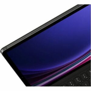 Housse/Clavier Samsung - Porte-livres Style Samsung Galaxy Tab S9, Galaxy Tab S9 FE Tablette - Noir