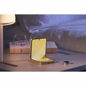 Samsung Galaxy Ring, Size 7, Titanium Silver - Finger - Android - Accelerometer, PPG Sensor, Temperature Sensor - Phone - 