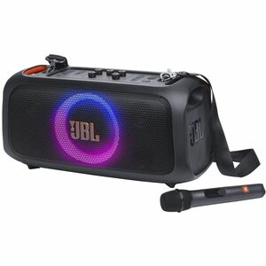 JBL PartyBox On-The-Go Portable Bluetooth Speaker System - 100 W RMS - 50 Hz to 20 kHz - Battery Rechargeable - USB - 1